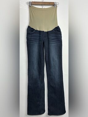 Oh Baby by Motherhood Dark Wash Denim Jeans Maternity Medium